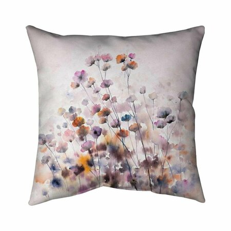 FONDO 26 x 26 in. Wildflowers-Double Sided Print Indoor Pillow FO2793766